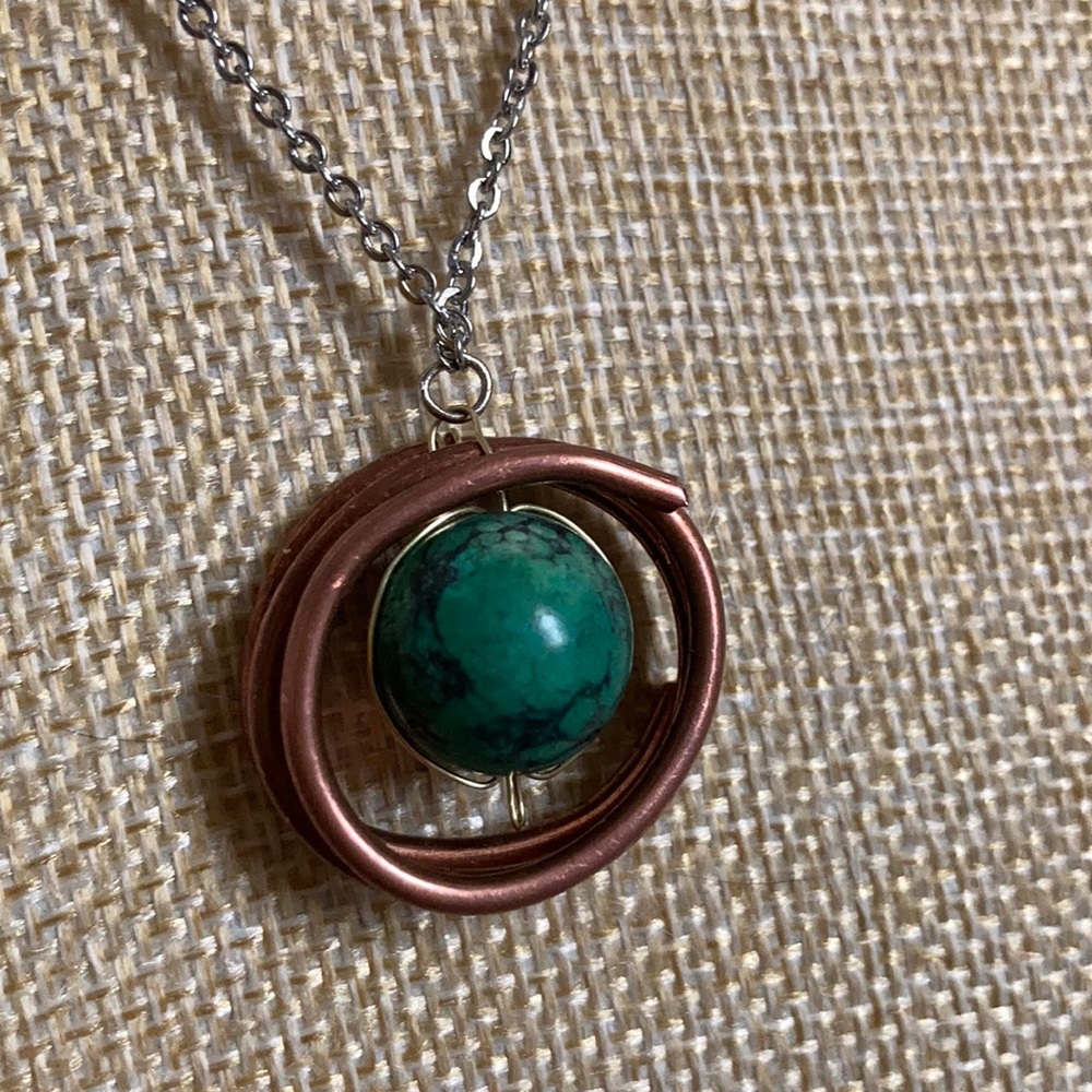 Handmade REAL copper necklace